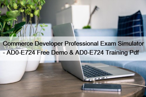 Commerce Developer Professional Exam Simulator - AD0-E724 Free Demo & AD0-E724 Training Pdf